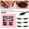 Women Fashion Eyeshadow Eyelash Nail Art 3 In 1 Set