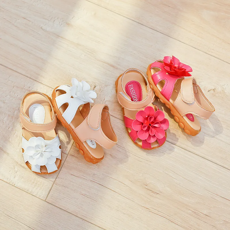 Children Kids Baby Fashion Girls Floral Sandals Princess Shoes