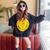 Children Kids Teenagers Fashion Girls Smiley Print Long Sleeve Hoodies