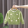 Kids Toddler Girls Autumn Winter Fashion Casual Simple Solid Color Flower Button Sweater