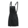 Woman Figure Flattering Denim Suspender Skirts