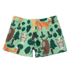 Kids Toddler Boy Fashion Animal Print Ice Silk Swim Shorts