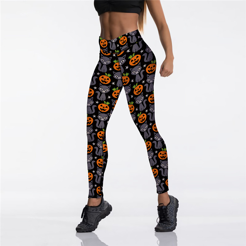 Women Halloween High Waisted Leggings