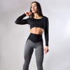 Contrast Color Hip-Lifting Sports Leggings