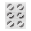 6pairs/Set Women 3D Multilayer Mink Hair Eyelashes