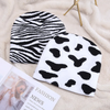 (Buy 1 Get 2) Autumn And Winter Neutral Fashion Cow Zebra Knitted Hat