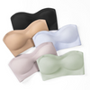 Women'S Fashion Strapless Invisible Wrapped Breast Seamless Underwear