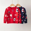 Children Kids Baby Fashion Girls Boys Casual Basic Long Sleeve Christmas Knitted Sweater Top