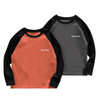 Kids Toddler Boys Basic Versatile Colorblock Long Sleeve Round Neck T-Shirt