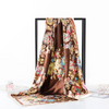 (Buy 1 Get 2) Women'S Fashion Floral Silk Printed Scarf