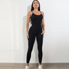 Women Fashion Sexy Solid Color Sling Sports Yoga Tight Jumpsuits