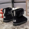 Women Fashion Velvet Warm Back Rabbit Ears Snow Boots