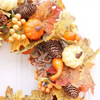 Pumpkin Maple Leaf Decoration Christmas Wall Hanging Wreath