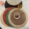 (Buy 1 Get 1) Retro Nordic Hand-Woven Dining Mat Home Table Tassel Placemat