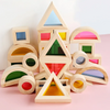 Children Kids Baby Fashion Kaleidoscope Building Blocks Puzzle Shape Color Cognitive Toys