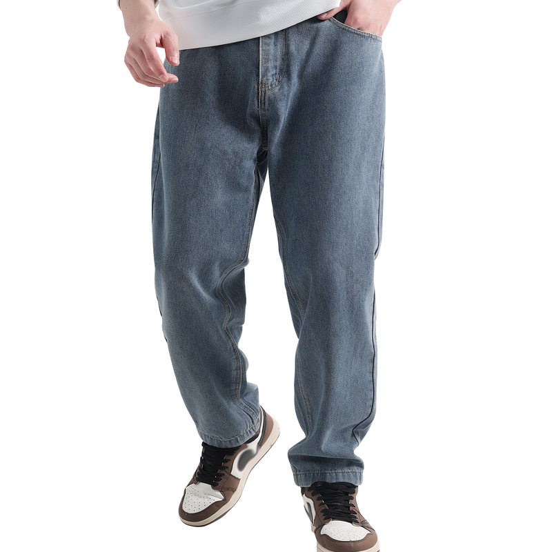 Men'S Casual Loose Straight Jeans