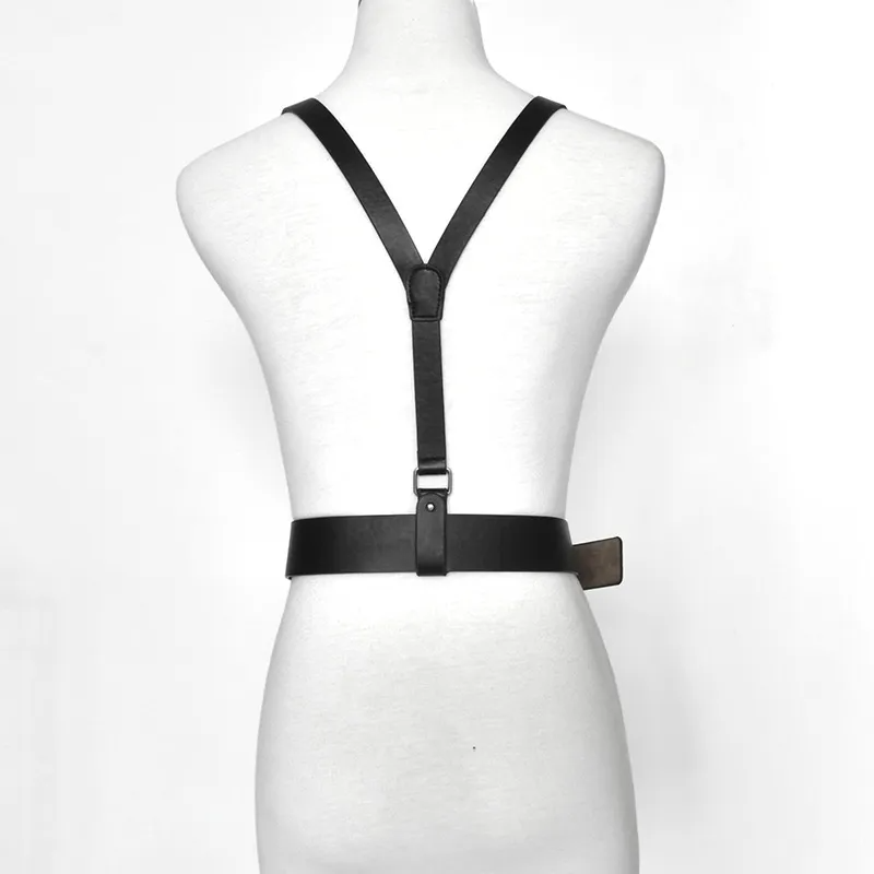 Women Fashion Suspenders Design PU Belt