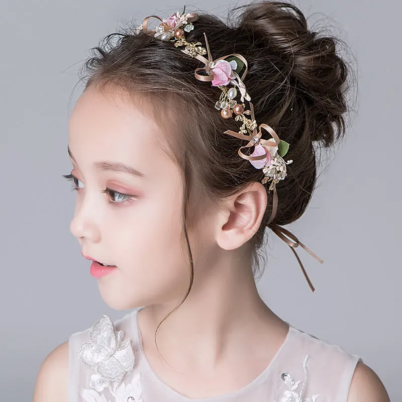 Girls Sweet Flower Decoration Hair Accessories