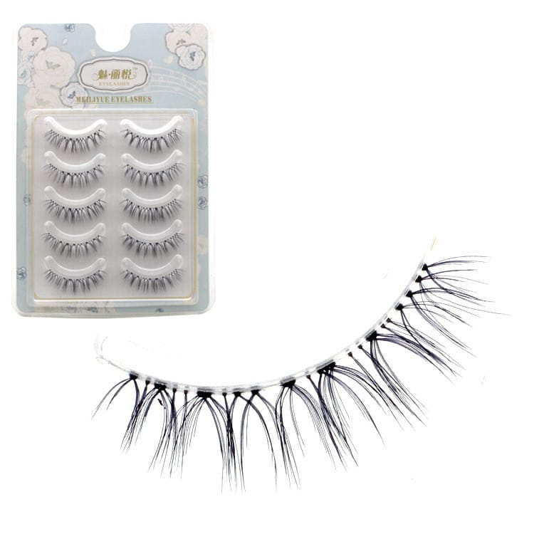 5 Pairs/Set 3D Women Magnetic Fiber False Eyelashes