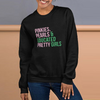 Women Autumn Winter Round Neck Casual Basic Letter Print Sweatshirt