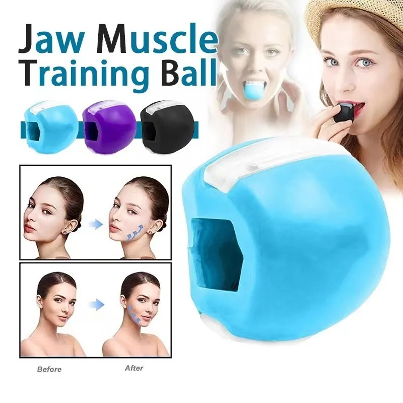 (Buy 1 Get 2) Simple Masseter Muscle Training Ball Facial Muscle Bodybuilding Trainer