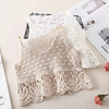 Women Fashion Tassel Hollow Crochet Camisole Top