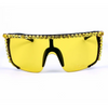 Fashion Windproof Rhinestone Decor Big Frame Sunglasses