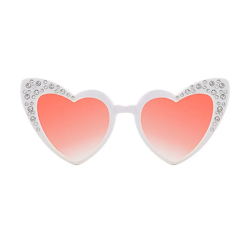 Fashion Kids Heart Shape Fashion Sun Glasses