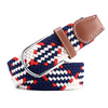 Unisex Stretch Elastic Braided Canvas Belt