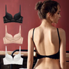 Women'S Fashion Sexy U-Shape Large Backless Bra Panty Set