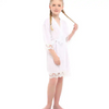 Children Solid Color Simple Loose Night-Robe