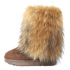 Women Fashion Plus Size Y2K Imitation Fur Plus Velvet Warm Snow Boots