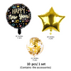 (Buy 1 Get 1) 2024 Happy New Year Party Decoration Balloon Set