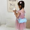 Children Kids Baby Fashion Girls Cartoon Sequin Round Crossbody Messenger Bag