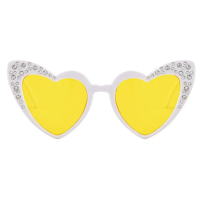 Fashion Kids Heart Shape Fashion Sun Glasses