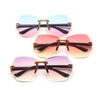 Kids Fashion Big Frame One-Piece Sunglasses