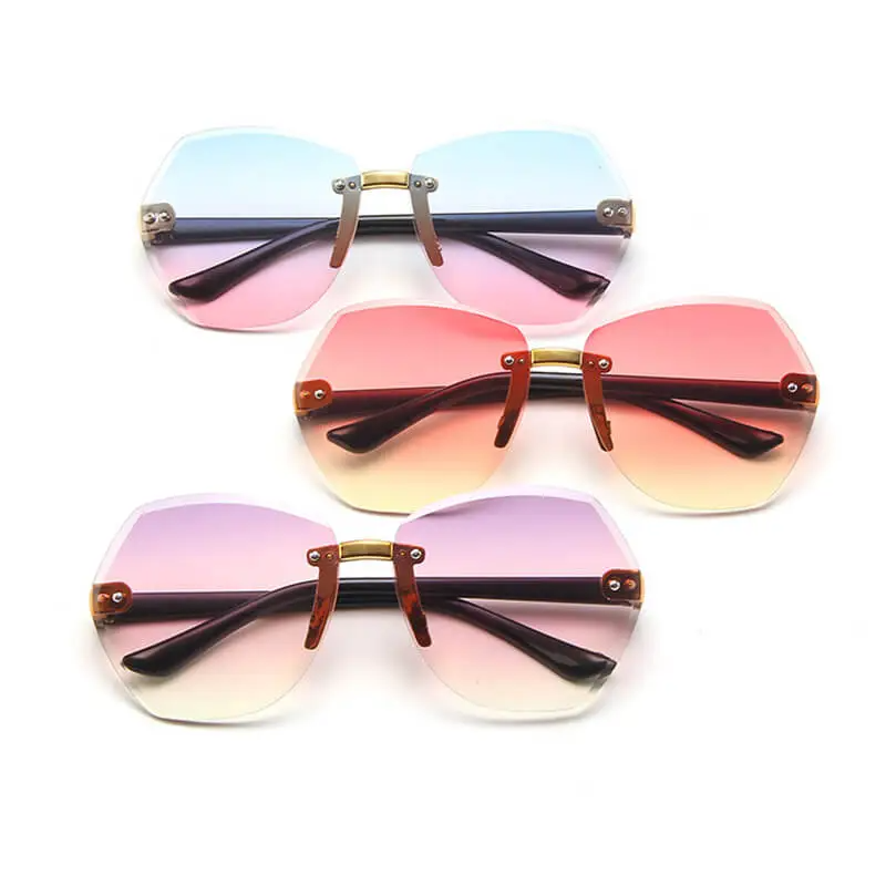 Kids Fashion Big Frame One-Piece Sunglasses