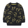 (Buy 1 Get 1) Children Kids Baby Fashion Boys Long Sleeve Cartoon Dinosaur Print Round Neck Pullover Sweatshirt