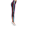 Fashion Rainbow Color High-Waisted Women Tight Leggings