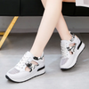 Women Fashion Casual Hollow-Out Thick-Soled Round-Toe Sneakers