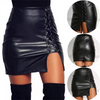 Women'S Temperament Fashion Bandage High-Waist Wrap Skirt