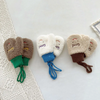 (Buy 1 Get 1) Kids Unisex Autumn Winter Cute Cartoon Smiley Versatile Color Splice Plush Gloves