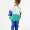 Kids Toddler Big Boys Fashion Casual Autumn Winter Color Split Letter Round Neck Long Sleeve Sweatshirts Long Sets