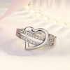 (Buy 1 Get 2) Women Simple Heart-Shaped Rhinestone Ring