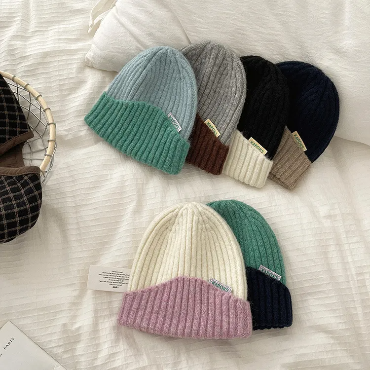(Buy 1 Get 1)Kids Unisex Autumn Winter Cute Color Knitwear Hat