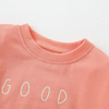 Children Kids Baby Fashion Girls Casual Basic Long Sleeve Letter Print Sweatshirt