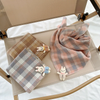 (Buy 1 Get 1) Kids Unisex Autumn Winter Casual Cute Versatile Cartoon Little Rabbit Playd Square Scarf