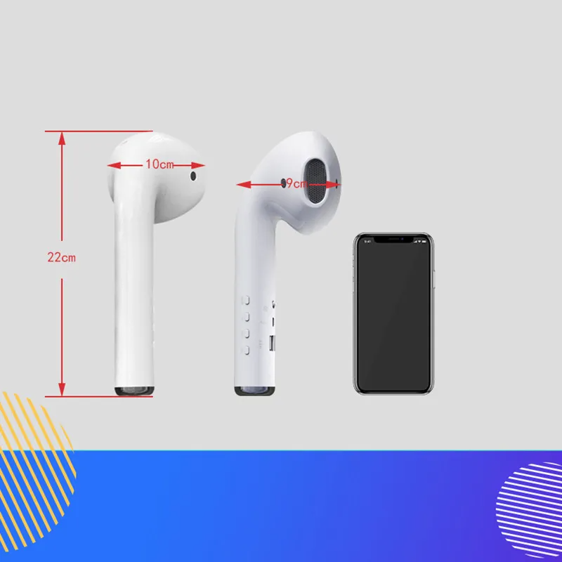 (Buy 1 Get 1) Creative Large Earphone Shape Wireless Bluetooth Speaker