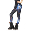 Starry Sky Digital Print Women Skinny Leggings