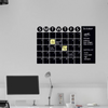 (Buy 1 Get 2) Calendar Design Wall Sticker